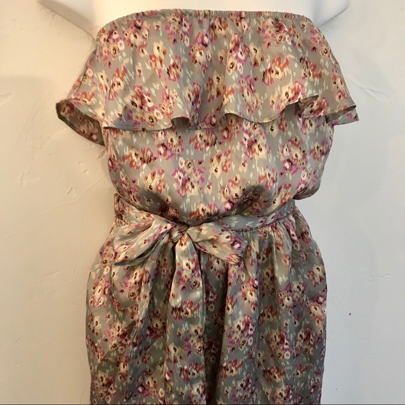 Lush Strapless Printed Mini Dress - Picture 2 of 2